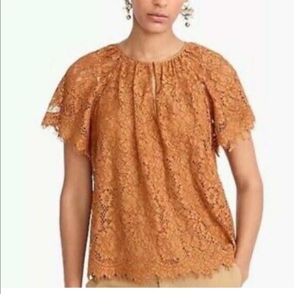 J.‎ Crew Topaz Lace Blouse